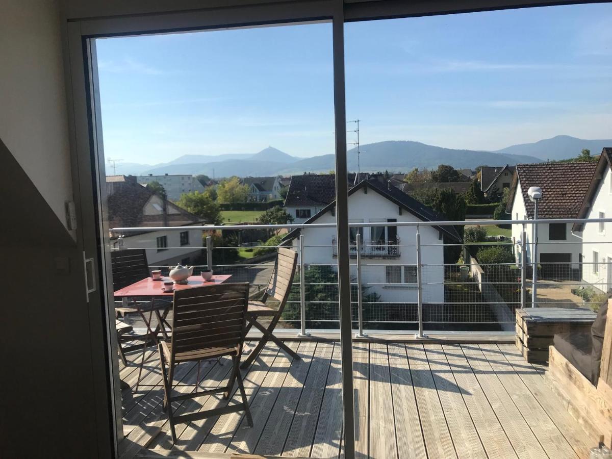 Appartement Chaleureux Et Lumineux Avec Vue ! Au Centre Alsace Sélestat Kültér fotó