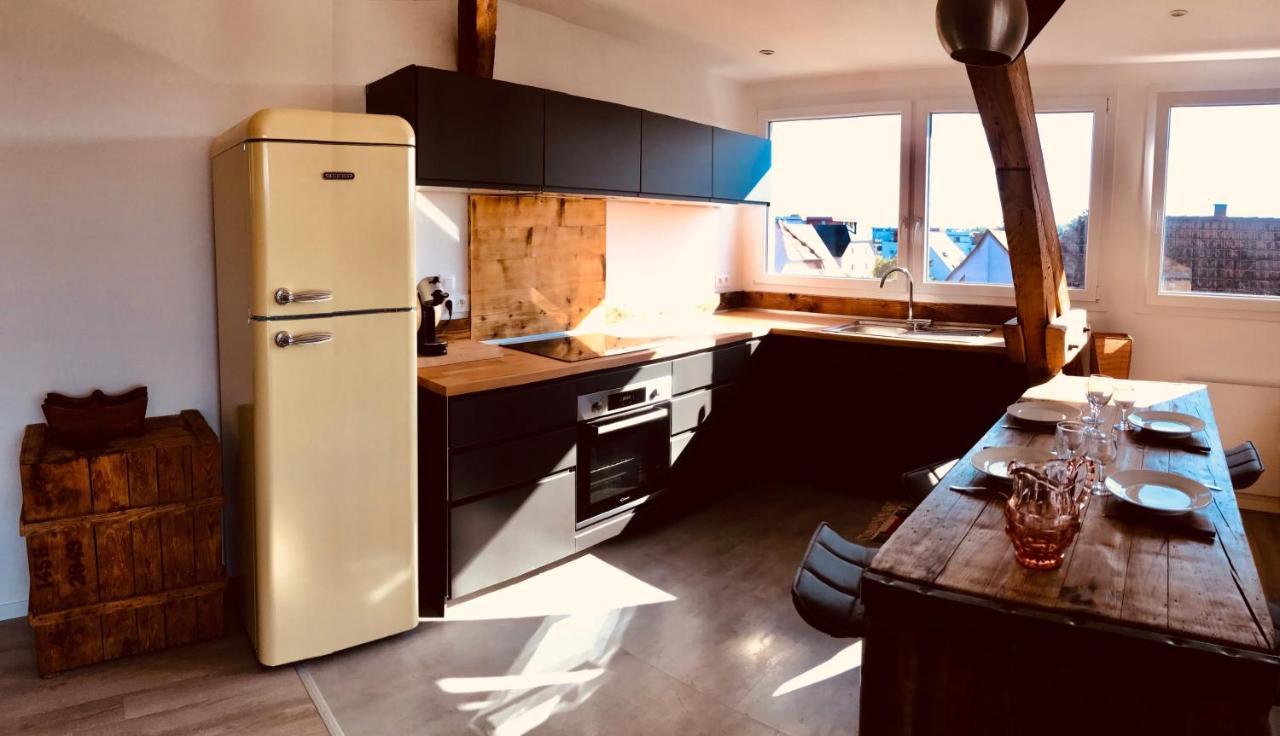 Appartement Chaleureux Et Lumineux Avec Vue ! Au Centre Alsace Sélestat Kültér fotó